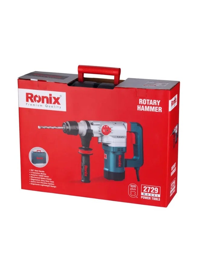 RONIX Rotary Hammer 1200W-28 mm #2729 - Image 5
